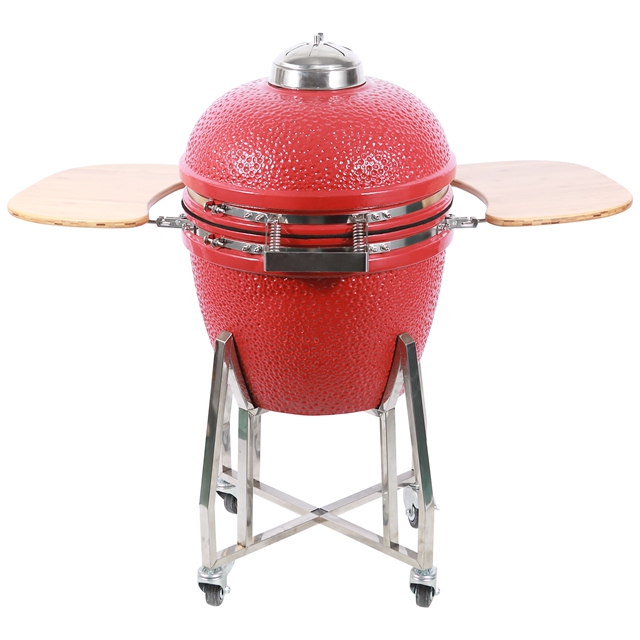 Classic 22inch Red Egg Type Ceramic Kamado Grill Mcd2200g From China Manufacturer Mcd Kamado